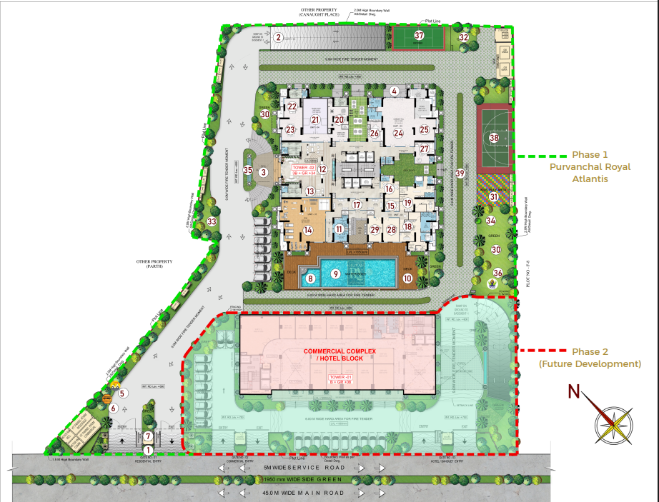Project layout plan